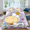 Cute Cows Duvet Cover Set Kawaii Farm Animal Bedding Set Microfiber Floral Comforter Cover Twin King For Kids Boys Girls Decor
