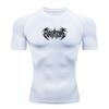 Men's Quick Dry Compression Workout T-shirt, Athletic Black