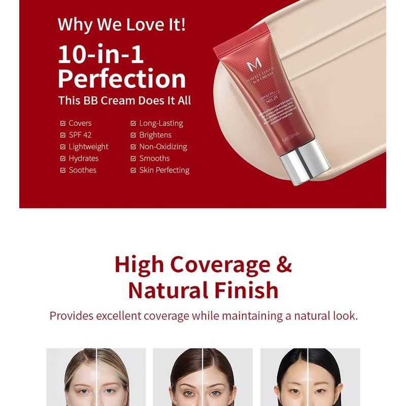 MISSHA BB Cream M Perfect Cover Mini - 5 Cores