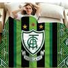América MG Print Flannel Blanket High Quality Warm Comfortable Cover for All Seasons Perfect for Gifts Home Decor