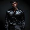 2025 Men's Shiny Satin Long-Sleeve Shirt - Spring/Autumn Trendy Nightclub Style.