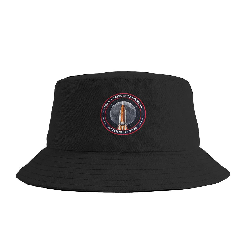 artemis ii () Bucket Hat  Hip Hop FisherUnisex Caps Foldable Fishing Sun Hats For Unisex Women Korean Custom DIY Cap