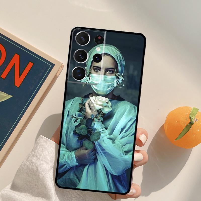 Medicine Doctor Nurse Phone Case For Samsung Galaxy S25 S26 Ultra S20 S21 S22 S23 S24 Plus S10 S25 FE Back Cover