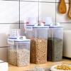 1/3/5Pcs Moisture-Proof Grain Storage Jar Sealed Rice Bucket Pet Food Container Set Kitchen Storage Box For Dry Goods