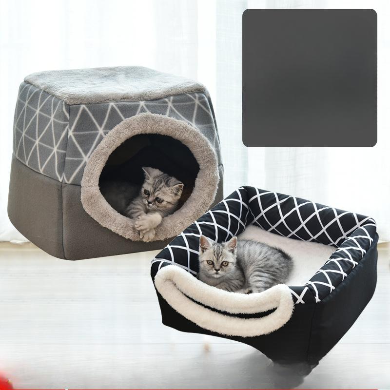 Neue Haustierprodukte Kreative Dual-Use-Space-Box Haustier-Katzennest Kann Zerlegt und Gewaschen Werden Winddichte warme Haustiermatte