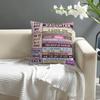 1Pc Mother To Daughter Gift Pillow Case Zipper Closure, Machine Washable | Suitable For Sofa Living Room Home Decoration,
