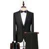 Business Casual Host Trade Business Trauzeugen Hochzeit Bankett Dreiteiliger Anzug Übergröße