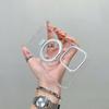 For iPhone 16 Pro Magnetic Case Kickstand Clear TPU Phone Back Cover