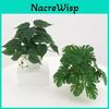 Planta Artificial Verde Impressão 3D Folha de Batata Doce Ipomoea Decoração de Interior Para Casa Arte de Parede