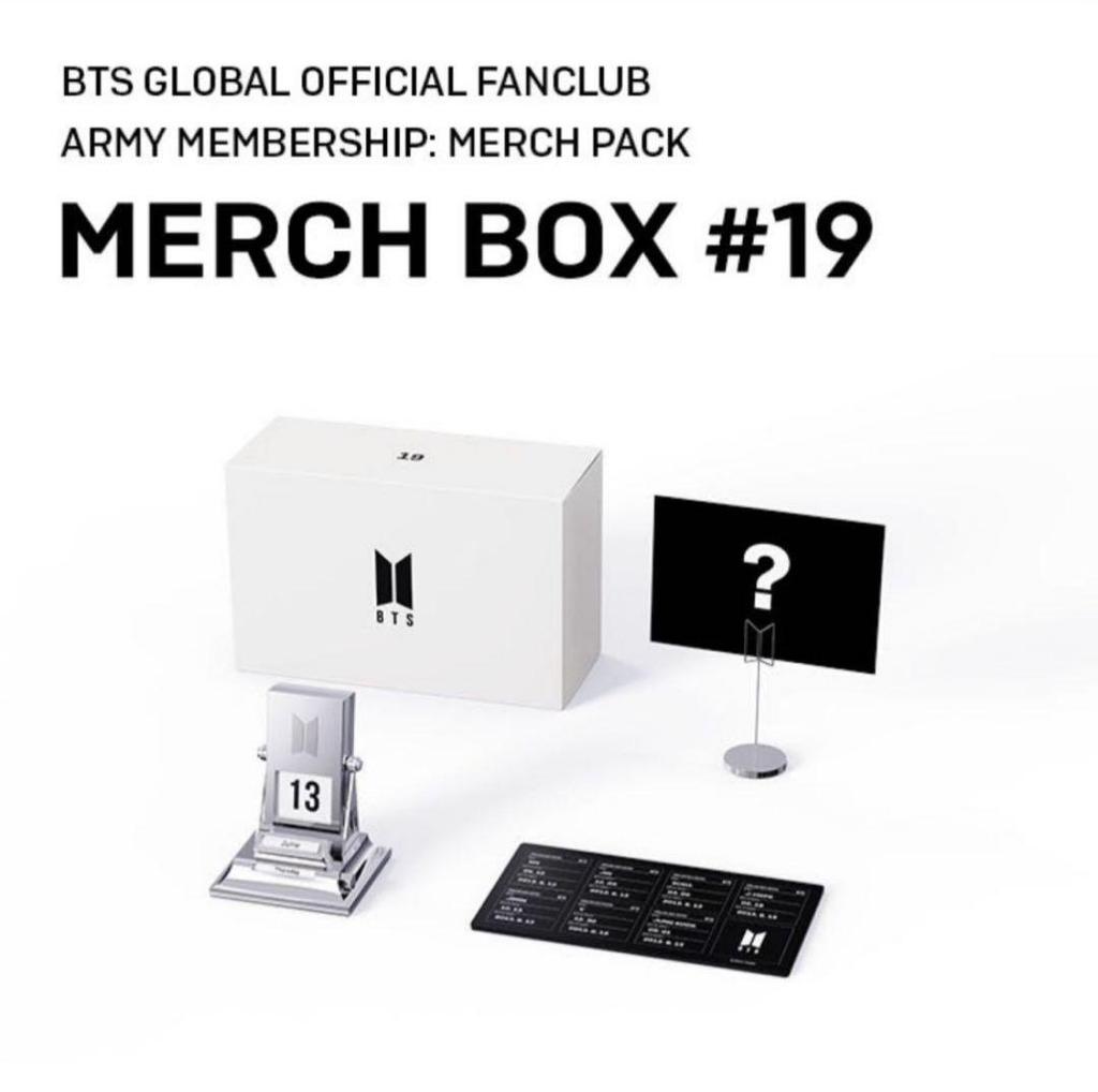 [USED] BTS Marchbox MERCHBOX 19