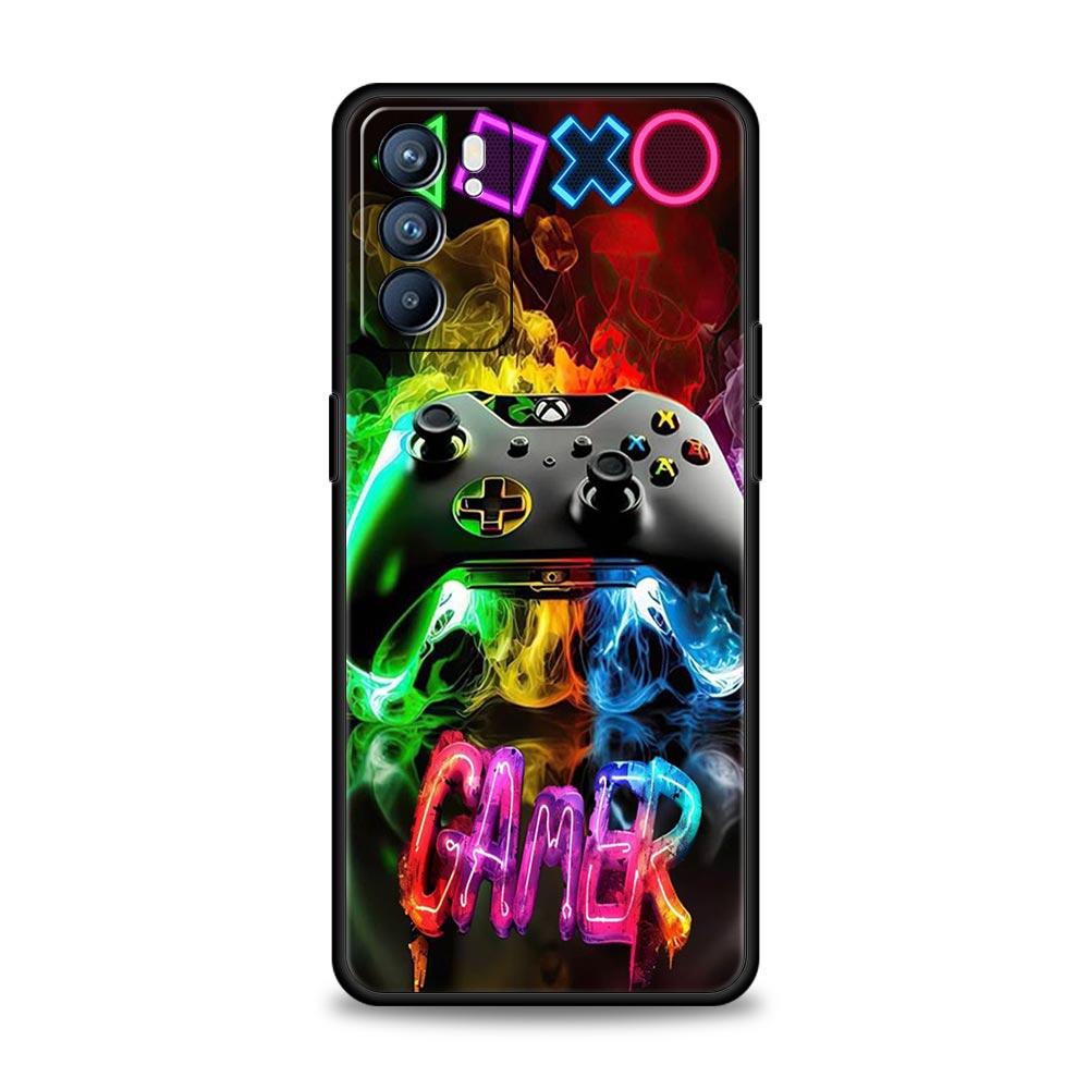 Technology Game Console Phone Case For Oppo Reno 13 12 11 10 7 F Find X5 X6 A98 A80 A79 A78 A57 A54 A31 A17 Pro Soft TPU Cover