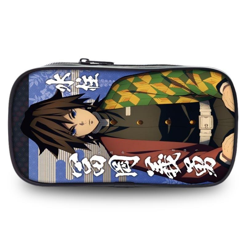 Durable Slayer Demon Pen Bag Versatile Oxford Fabric Large Capacity Stationery Holder