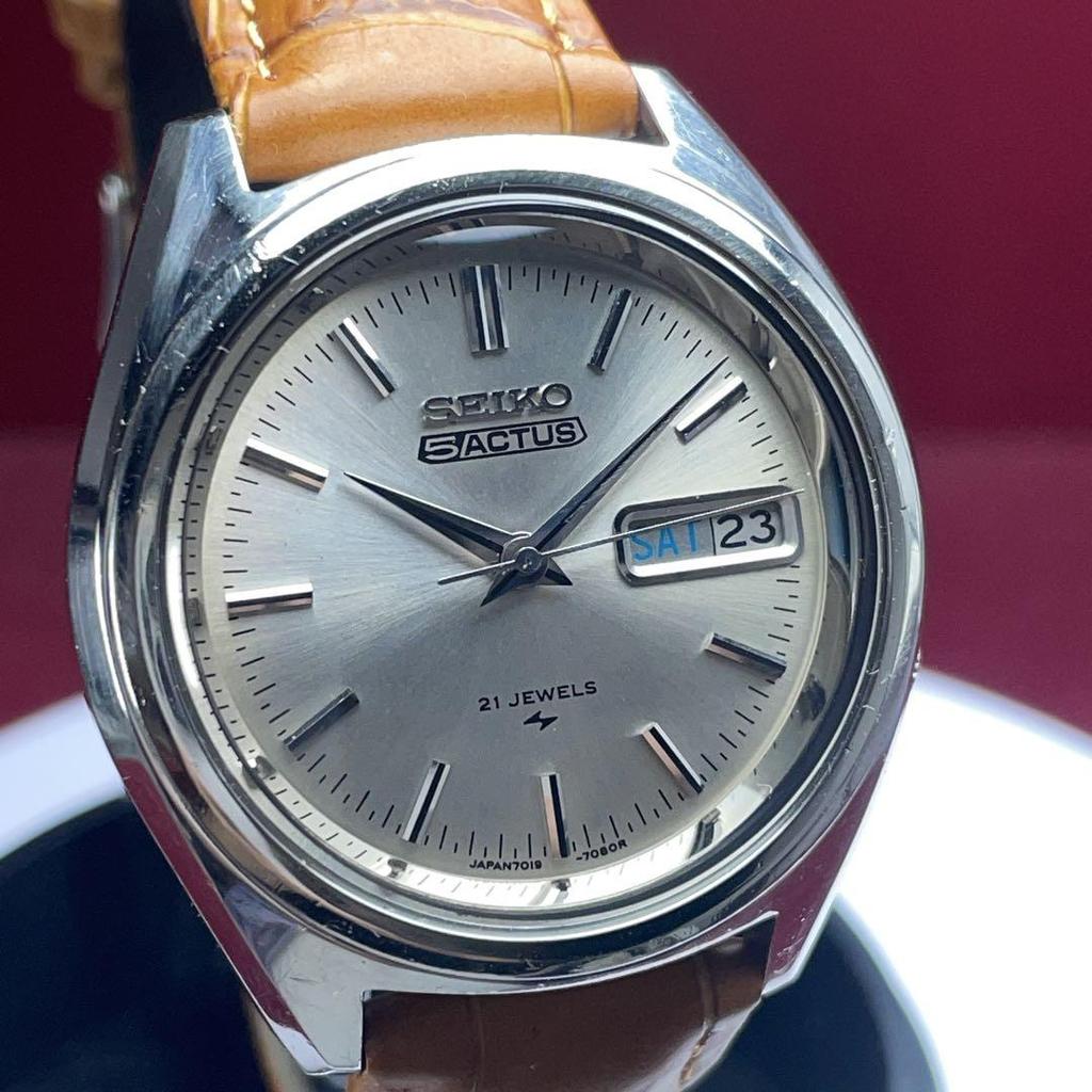 [USED] Crystal: 1972 Seiko 5 Actus Automatic Watch, Made in Japan