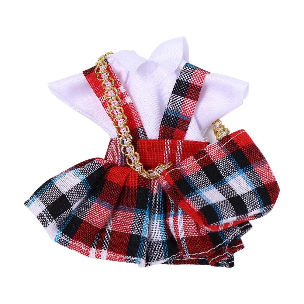 20cm Cotton Doll Dress Clothes Academic Style Princess Skirt Lovely Suits Dresses Clothing Doll Accessories Children's Gift Toys