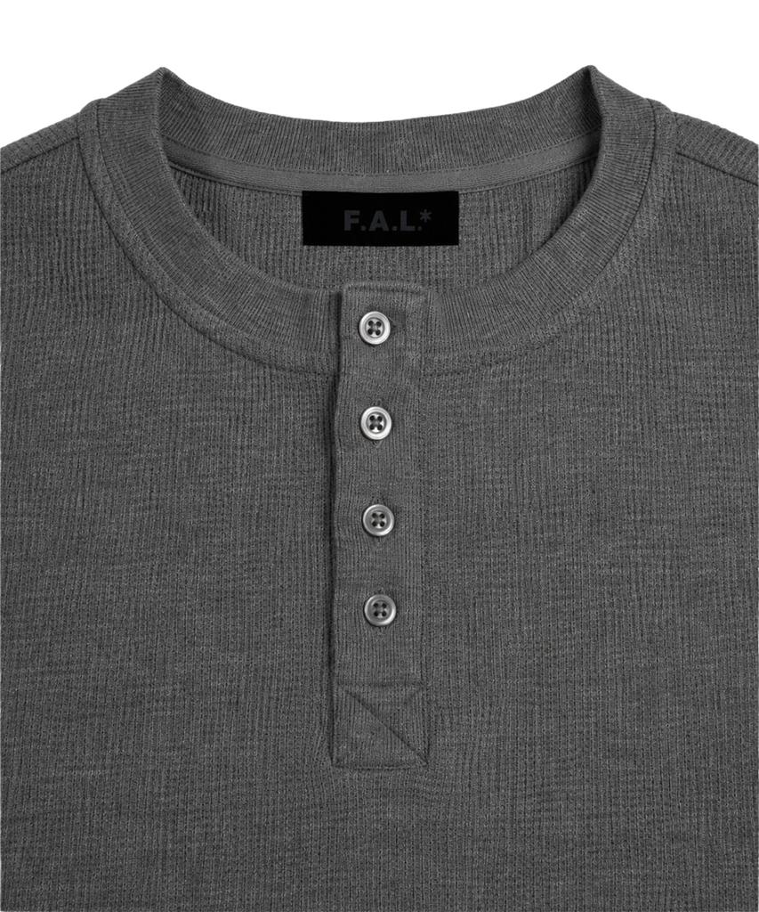 Peulonteuakaibeulaeb [2Pack] Waffle Cotton Henley Neck Short Sleeve T-Shirt [2Color]