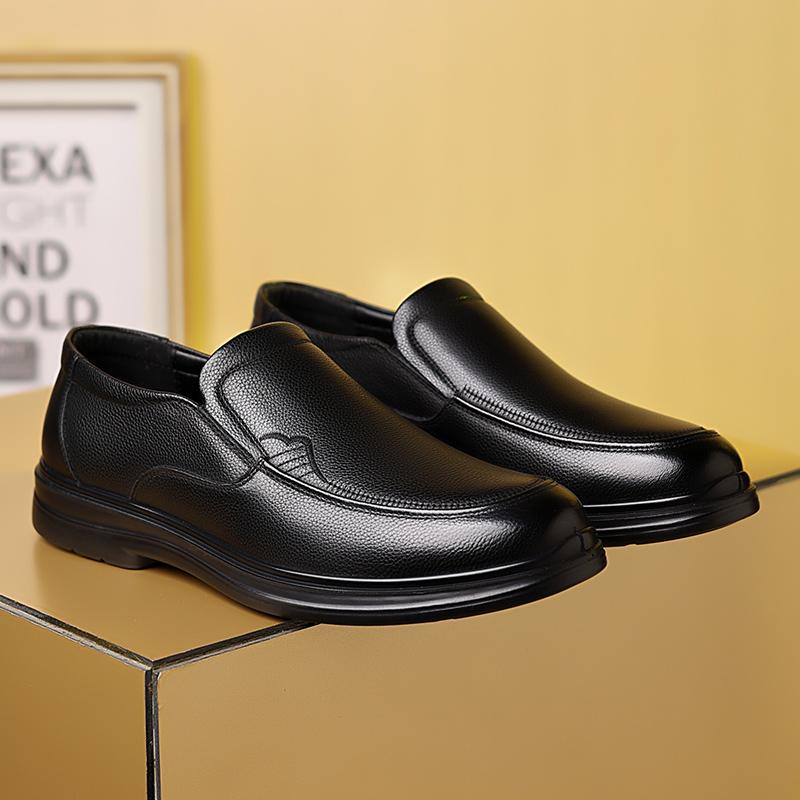 Fashion Handmade Leather Driving Shoes Slip-on Mens Loafers Soft Casual Shoes Black Brown Male Business Footwear Moccasins Walking Shoes