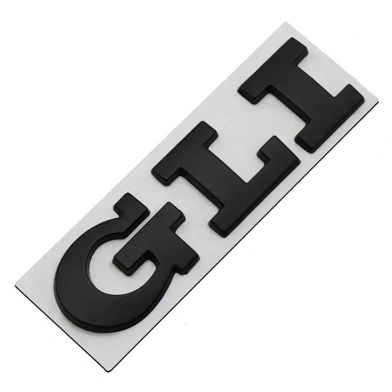 3D Metal TSI TDI GTD GLI Rear Trunk Car Emblem Badge Decals Auto Sticker For VW Volkswagen Polo Golf Passat Jetta Scirocco MK4