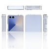For Samsung Galaxy Z Flip7 5G Case Anti-Scratch TPU+Acrylic Clear Back Phone Cover