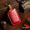 Handmade Genuine Leather Key Cover & Chain for Land Rover, Range Rover, Discovery 5, Jaguar - Crazy Horse Leather