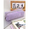 1pc Pencil Case Solid Color Pencil Case School Supplies Large Capacity Pencil Case Stationery Bag Pencil Case School Pencil Case