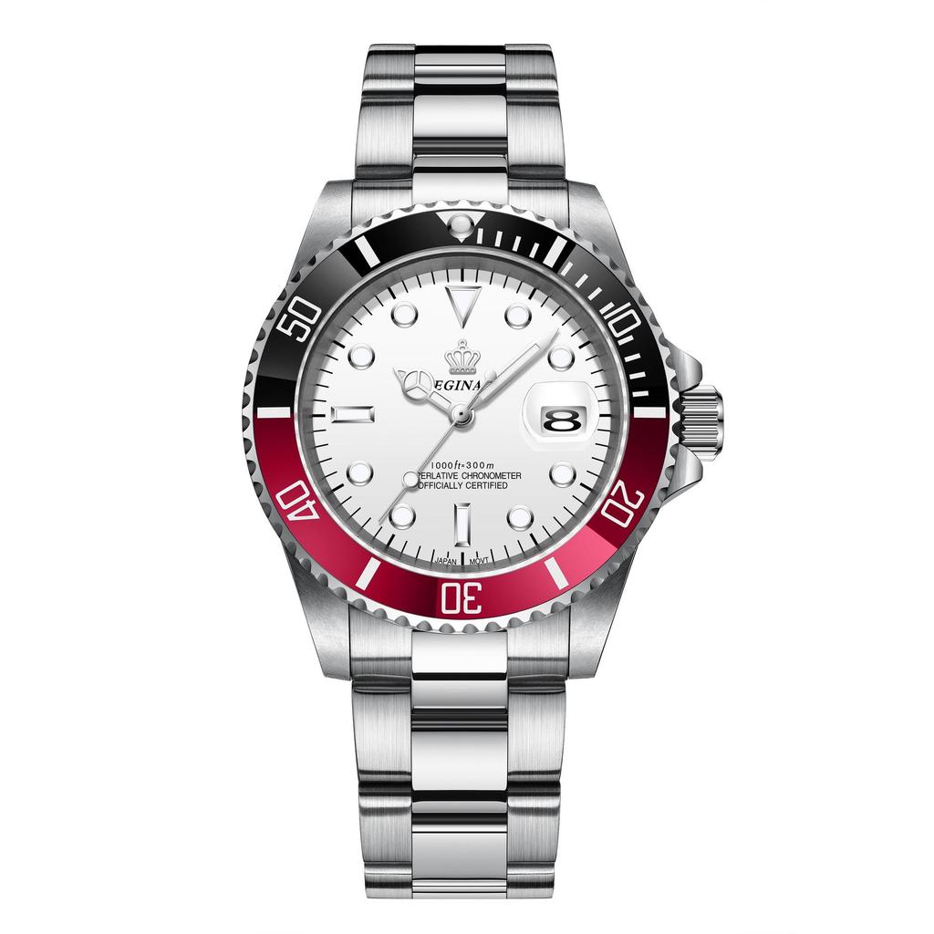 მამაკაცის მწვანე Submariner Date უჟანგავი ფოლადის საათი – მაღალი კლასის მინიმალისტური, წყალგაუმტარი, მბრუნავი ბეზელი, სტუდენტური სპორტული დიზაინი