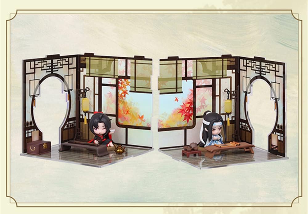 Anime Master of Eaves Window Character Q Version Figure Arrangement Scene Props Display Box "The Diabolism" Moyun-A&B Case/Storage