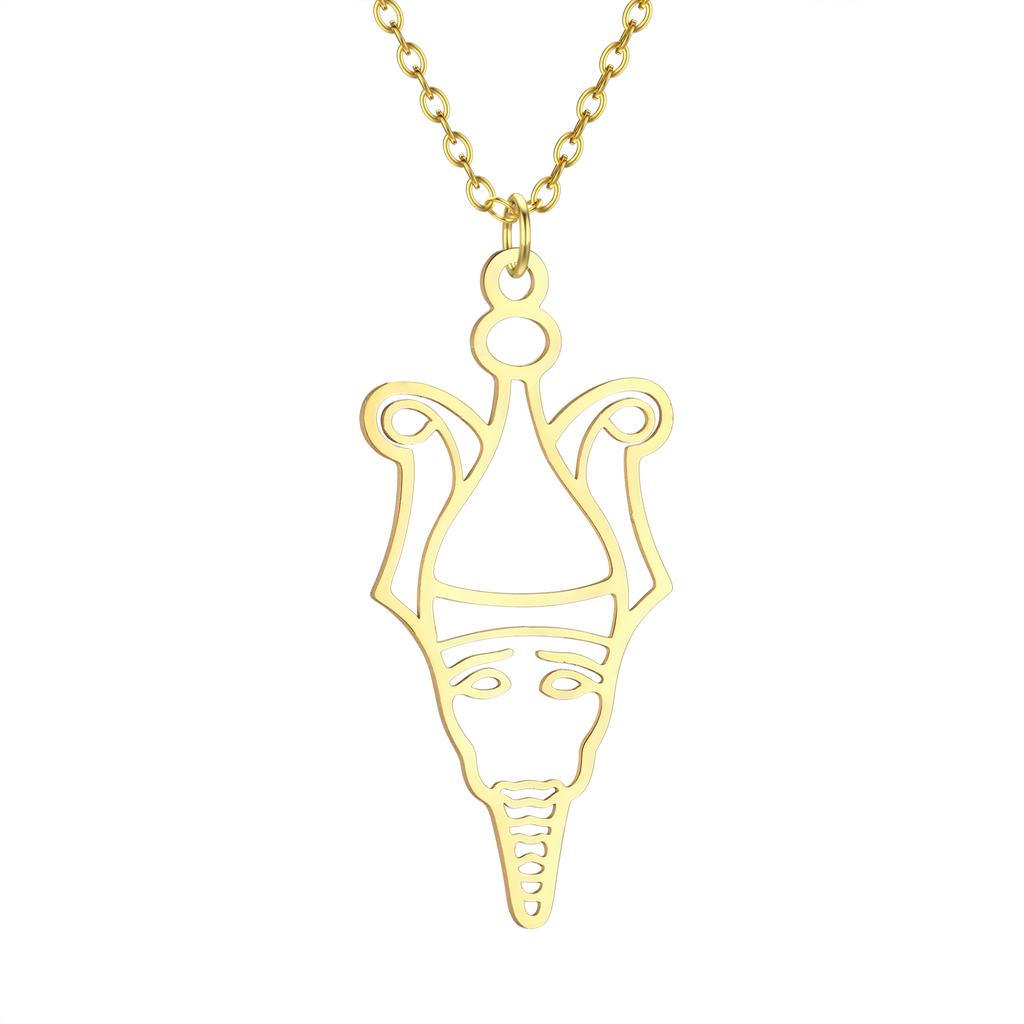 Kinitial Cactus Saturn Planet Infinity Lips Bird Landscape Sun Mountain Stainless Steel Pendant Necklace For Women Jewelry Gift