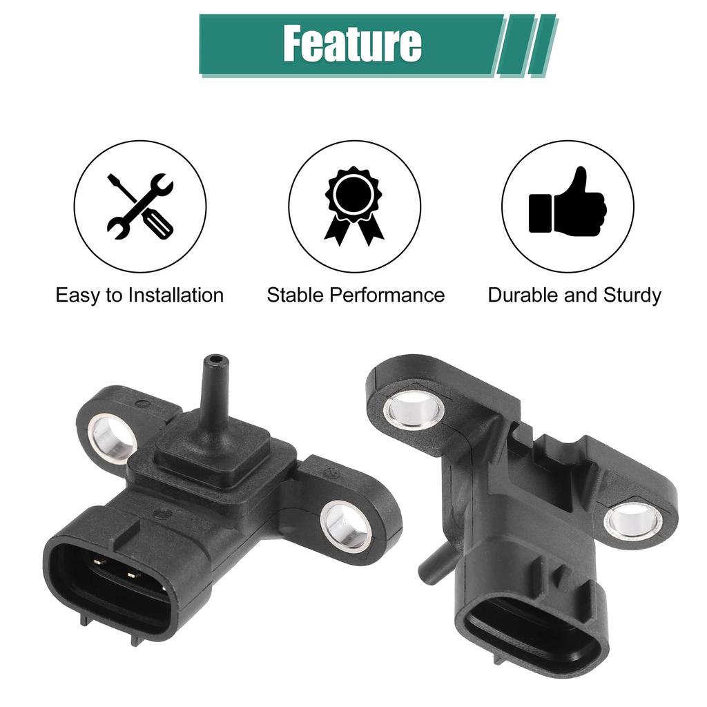 X AUTOHAUX 89420-12230 89420-12250 89420-74010 Manifold Absolute Pressure Sensor for Toy Ota RAV4 2016-2019 Toy Ota Prius 2015-2018