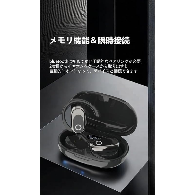 Earphones Bluetooth Over-the-ear Earphones Wireless Up To 36 Hours Playback Bluetooth Hi-Fi Sound Quality Correspondence LED Display No Erroneous