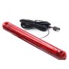 12V Red LED Brake Stop 24 LED Ensures Rearward Easy Highly Waterproof and Tape Passenger Car Third Brake Light Light, High-Mount Light, Beads, Safety,
