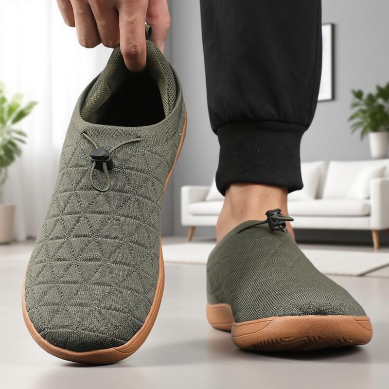 Mens Minimalist Walking Sneakers Shoes Wide Toe Barefoot Casual Wide Last Canvas Black Flat Board Shoes Breathable Mesh Shoes