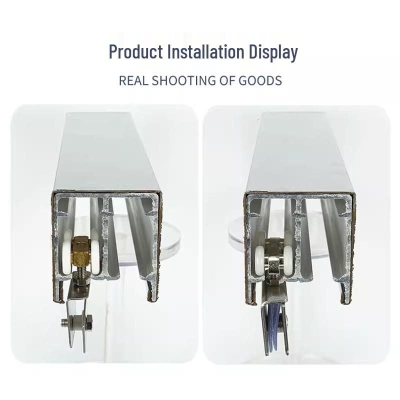 Sliding Shower Door Pulley Wheel Set - Copper Rollers for Glass Doors