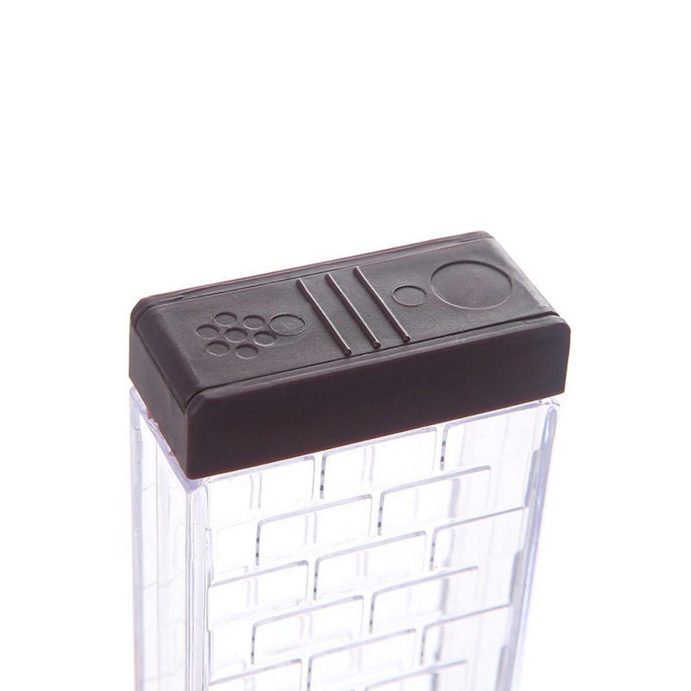 6Pcs/Set 6-in-1 Spices Container Set Double Opening Cover Plastic Seasoning Storage Box with Tray Creative Spice Canister Set