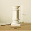 Roman Pillar Greek Column Statue Candle Holder Resin Figurine Home Desktop Decor Ornament Pography Prop Architectural Detail