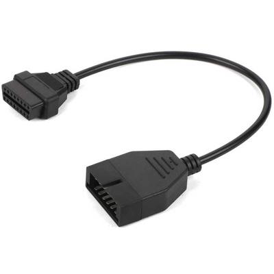 12 Pins Naar 16 Pins Adapter Verfijnd Ontwerp Perfecte Prestaties Verminder Vervuiling 12 Pins Naar 16 Pins Diagnostische Kabel Sport
