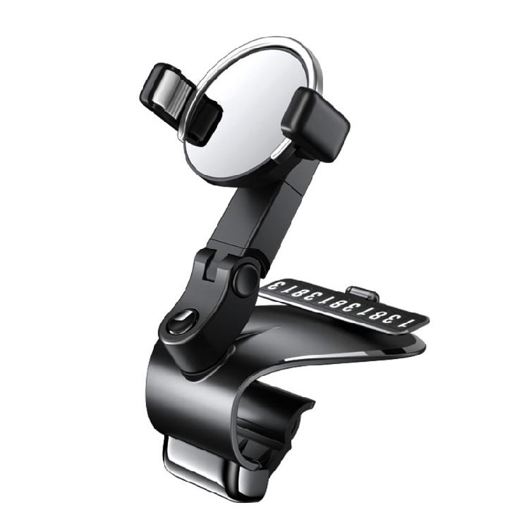 

Hands Free Dashboard Mount Cellphone Holder with Parking Number Plate 1