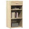 VidaXL Buffet Sonoma Oak 45x42.5x93 Cm Engineered Wood, Cabinet, Sideboard, Storage Cabinet, Cupboard, 846322