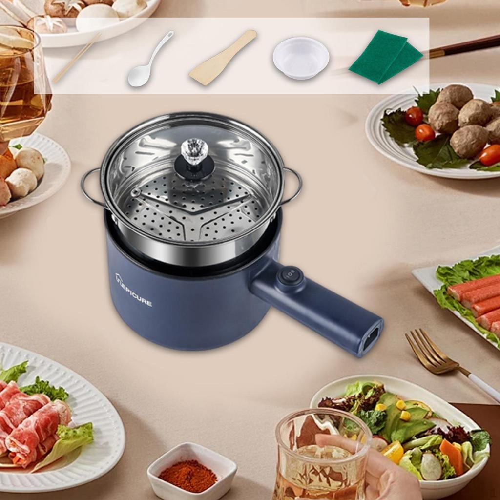 Elektrický hrnec 1,8 l Varný spotřebič Nepřilnavá pánev Mini pánev na smažení dušení