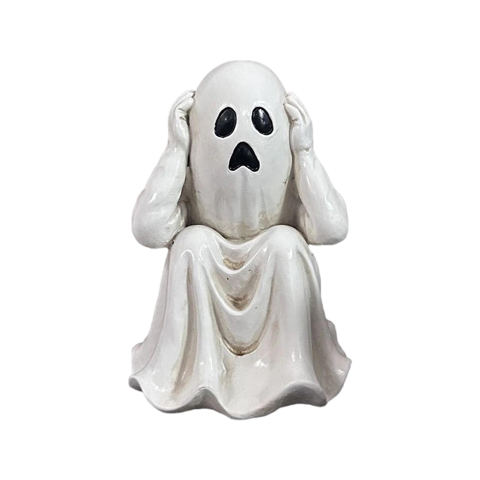 

Halloween Creative Ghosts Resin Ornament One Size бежевый