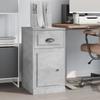 VidaXL Sideboard with Drawer Concrete Grey 40x50x75 Cm 816484