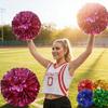 1pc Cheerleading Pom Poms Colorful Crinkle Balls Girls Kids Finger Cheer Balls Dance Cheerleading Accessories