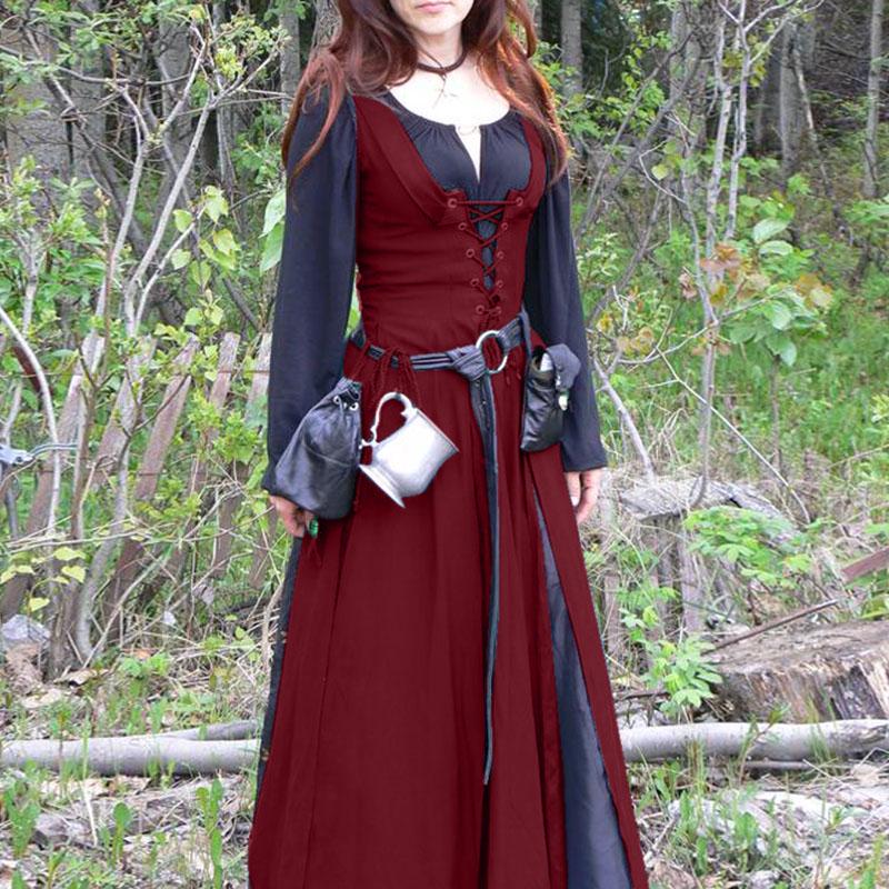 Buy Autumn and Winter Dress Stitching Long Sleeve Medieval Retro Dress at affordable prices free shipping, real reviews with photos Joom Buy Autumn and Winter Dress Stitching Long Sleeve Medieval Retro Dress at affordable prices free shipping, real reviews with photos Joom
