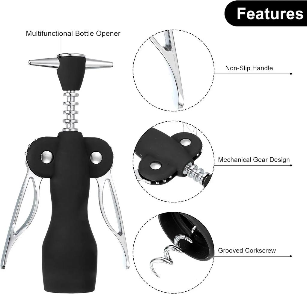 Red Wine Bottle Opener Household Multi-function Wine Starter Stainless Steel Wine Beer Bottle Starter Wine Opener Household Supp