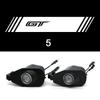 For Ford Mustang 2013-2022 Side Rearview Mirror Welcome Icon Lights HD LED Projector Ghost Shadow Lamp Modification Never Fade