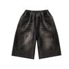 Arrivo Estivo Moda Ragazzi Pantaloncini di Jeans con Fantasia a Stelle Jeans Corti Casual per Bambini Bambini 5-14 Anni