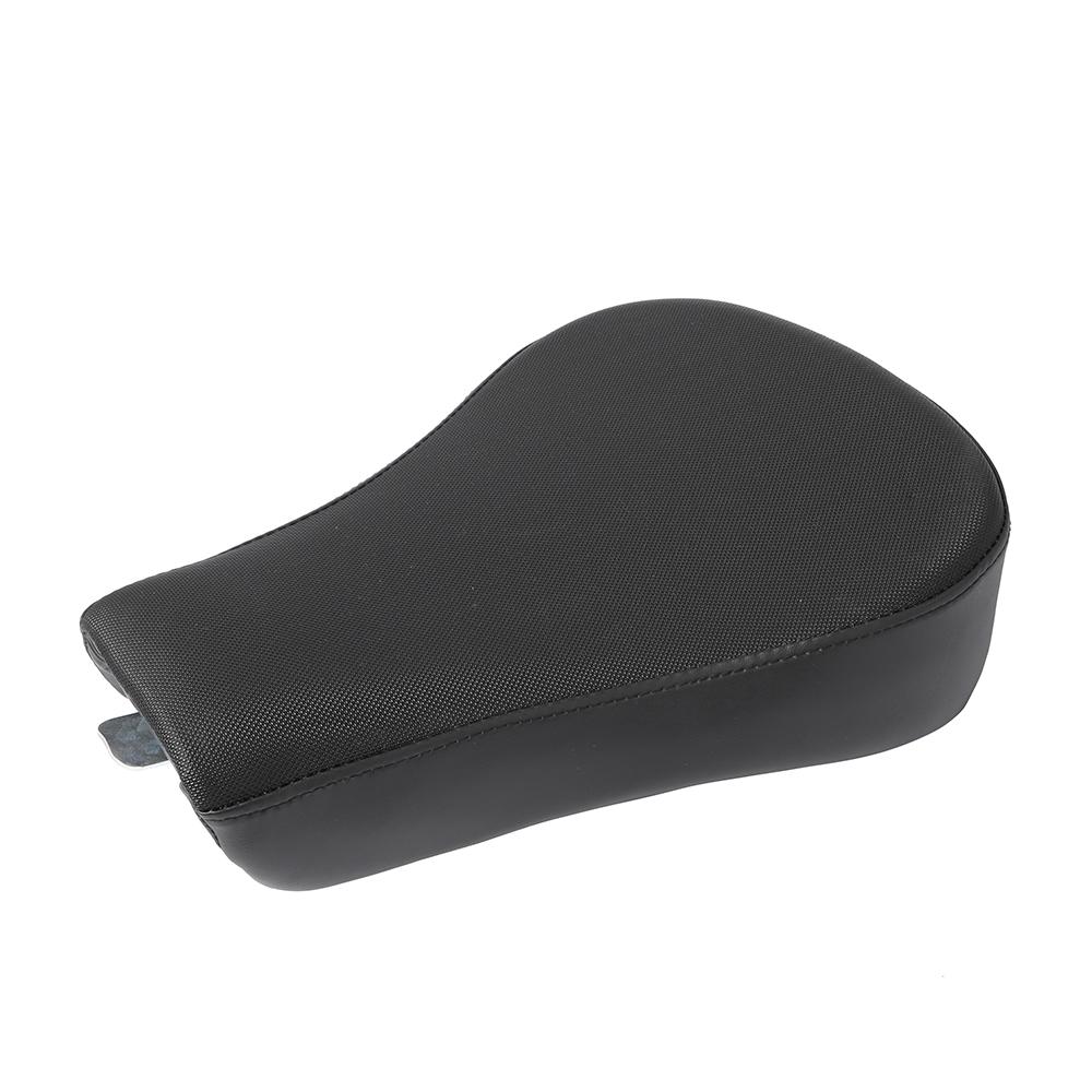 For Harley Sportster Forty Eight XL1200 883 72 48 Black Motorcycle Front Driver Leather Pillow Solo Seat Cushion