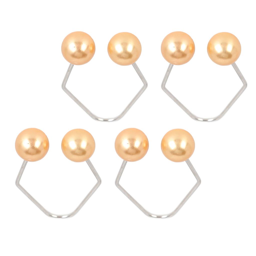 2 Pairs Dimple Makers for Face Cheeks Muscle Exercise Piercing Free Stainless Steel Easy To Wear