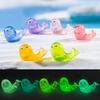 50/100Pcs Resin Small Little Seal Miniature Figurines Ornaments Decoration Yellow Animal Garden Crafts Tiny Seal Landscape Decorations
