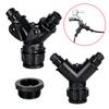 6mm Quick Connection Y-Type Automatic Water Distributor 1/2" 3/4" Thread Tap Adapter for 1/4" Pipe Garden Lawn Micro Irrigation
