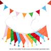 Nordic Cotton Tassel Triangle Bunting for Weddings, Photos, and Kindergartens